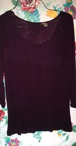NWOT, MAROON BLOUSE